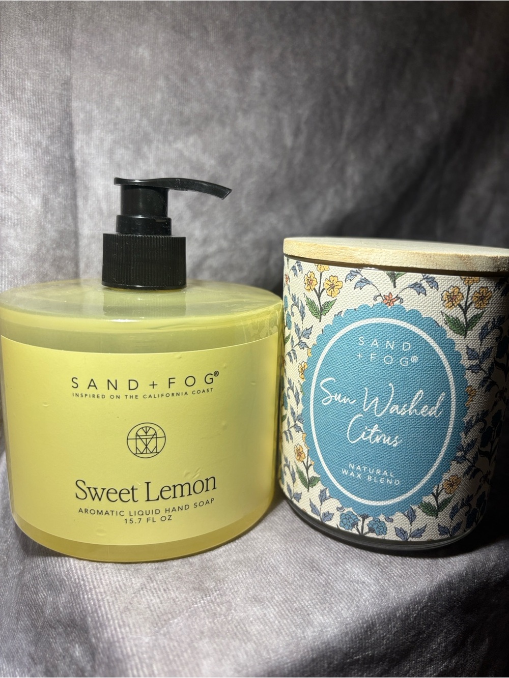 Sand + Fog Citrus Home Spa Gift Set 🍋🕯️